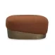 Domina Autumn Red Upholstered Rectangular Ottoman
