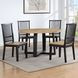 Magnolia Black Round Dining Room Set