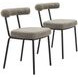 Kede Green Tweed Dining Chair Set Of 2