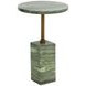 Mizani Sage Round Concrete Top Outdoor End Table