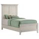 San Mateo Youth Rustic White Twin Panel Bed