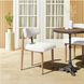 Bege White Dining Chair