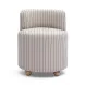 Hakuna Black and White Upholstered Desk Chair