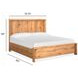 Highridge Honey Wheat King Panel Bed