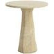 Kliff Natural 34" Round Concrete Top Outdoor Bar Table