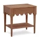 Oodle Walnut 1 Drawer Open Nightstand