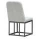 Nash Outdoor Dining Gray Upholstered Outdoor Side Chair