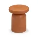 Lydia Orange Outdoor Round Side Table