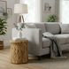 Palmera Natural Round Drum End Table