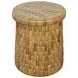 Palmera Natural Round Drum End Table