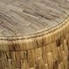 Palmera Natural Round Drum End Table