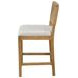 Monterey Loom Natural Upholstered Counter Height Stool Set of 2