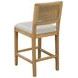 Monterey Loom Natural Upholstered Counter Height Stool Set of 2
