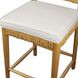 Ashbury Natural Upholstered Counter Height Stool Set of 2