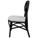 Kaya Black Upholstered Dining Chair Set of 2