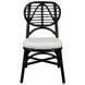 Kaya Black Upholstered Dining Chair Set of 2