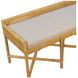 Caldera Natural Upholstered Bench