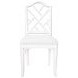 Fairfield White Lacquer Dining Chair