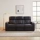 Fairway Black Double Power Reclining Sofa