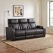 Fairway Black Double Power Reclining Sofa