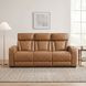 Fairway Brown Double Power Reclining Sofa