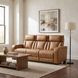 Fairway Brown Double Power Reclining Sofa