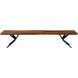 Rosewood Natural Sheesham 90" Dining Bench
