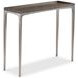 Linea Cerused Charcoal And Textured Graphite Metal 36" Sofa Table
