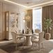 Fantosini Cappuccino Upholstered Dining Side Chair Set of 2
