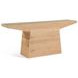 Incus Natural Oak Rectangular Console Table