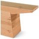 Incus Natural Oak Rectangular Console Table