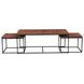 Astoria Brownstone and Gray Rectangular Nesting Coffee Table