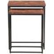 Astoria Brownstone and Gray Rectangular Nesting Side Table