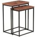 Astoria Brownstone and Gray Rectangular Nesting Occasional Table Set