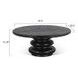 Bakio Black Round Cocktail Table