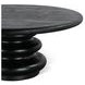 Bakio Black Round Cocktail Table