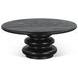 Bakio Black Round Cocktail Table