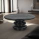 Bakio Black Round Cocktail Table