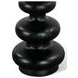 Bakio Black Round Side Table