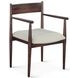 Provence Dark Sienna and Gray Upholstered Dining Chair