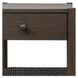 Millie Dark Brown 1 Drawer Nightstand
