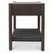 Millie Dark Brown 1 Drawer Nightstand