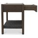 Millie Dark Brown 1 Drawer Nightstand
