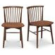 Marley Walnut Dining Chair Set of 2