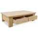 Graham Rustic Oak Rectangular Coffee Table