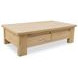 Graham Rustic Oak Rectangular Coffee Table