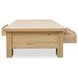 Graham Rustic Oak Rectangular Coffee Table