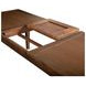 Calabasas Toffee Nut Extendable Rectangular Dining Table