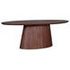 Calabasas Toffee Nut 86" Oval Dining Table