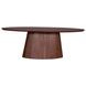Calabasas Toffee Nut 86" Oval Dining Table